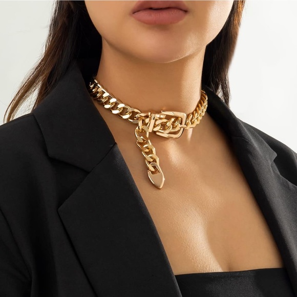 Zara Chain Chocker Necklace - Picture 4 of 5